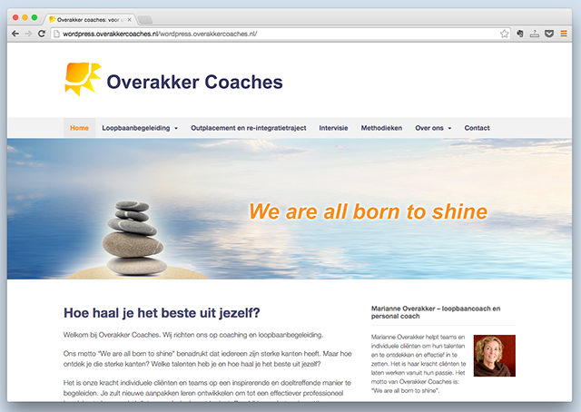 WordPress-website-Overakker-coaches