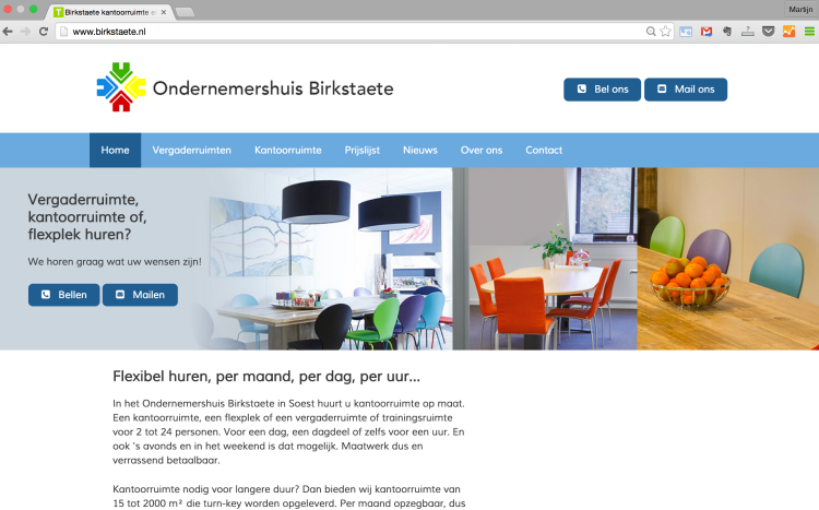 WordPress website Birkstaete