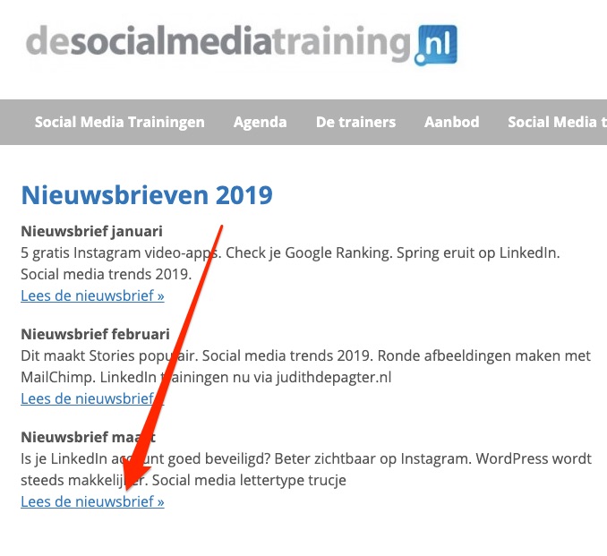 MailChimp nieuwsbrieven op je website zetten  Vlot & Goed succesvol