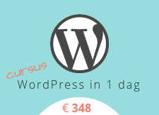 cursus wordpress website maken