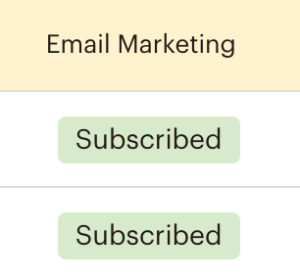 Uitleg Mailchimp subscription status (voorheen emailmarketing status)