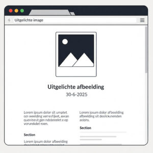 Wat is een uitgelichte afbeelding in WordPress?